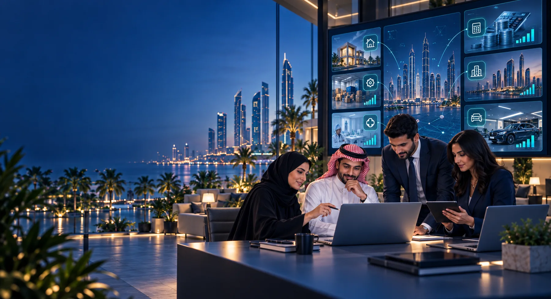 فريق أعمال يستخدم حلول Focus البرمجية