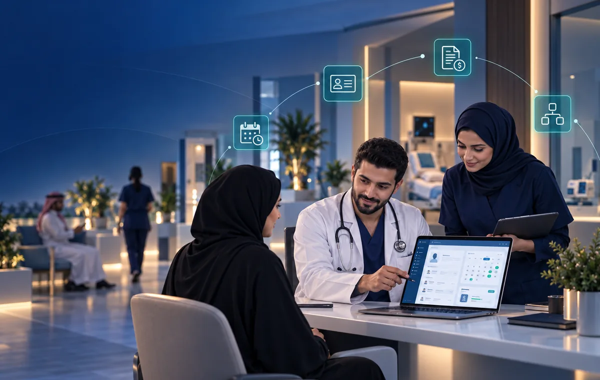 تجربة تشغيل مناسبة للعيادة