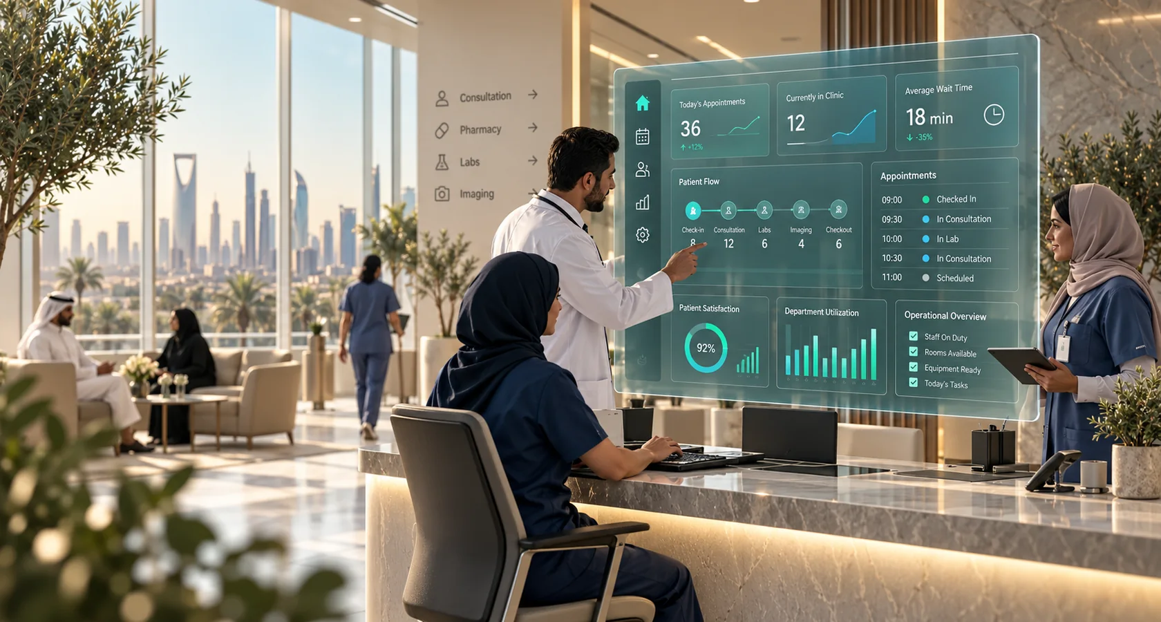 إدارة العيادات من Focus